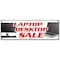Signmission LAPTOP DESKTOP SALE BANNER SIGN computers netbooks notebook windows B-72 Laptop Desktop Sale - alternate 1